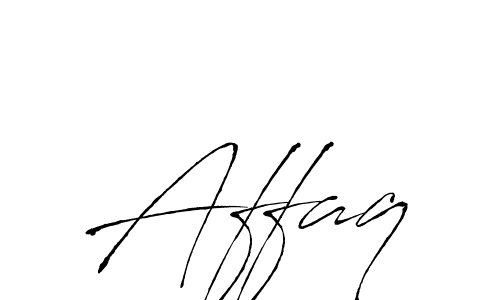 You should practise on your own different ways (Antro_Vectra) to write your name (Affaq) in signature. don't let someone else do it for you. Affaq signature style 6 images and pictures png