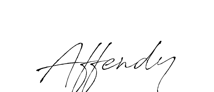 Antro_Vectra is a professional signature style that is perfect for those who want to add a touch of class to their signature. It is also a great choice for those who want to make their signature more unique. Get Affendy name to fancy signature for free. Affendy signature style 6 images and pictures png