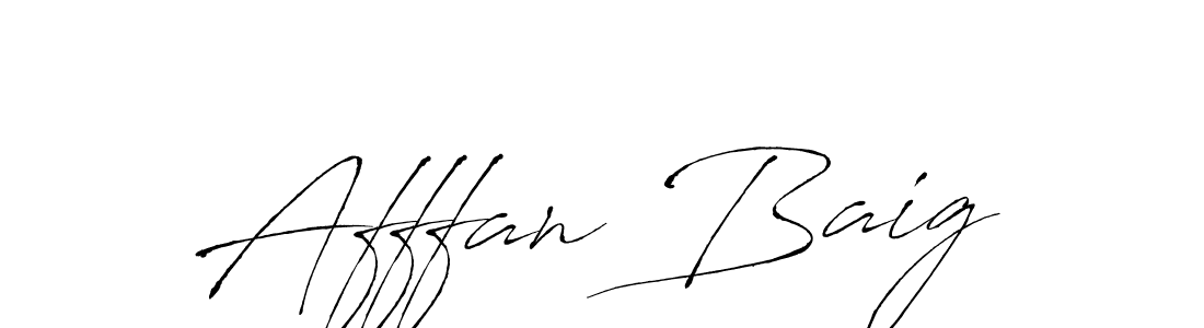 You should practise on your own different ways (Antro_Vectra) to write your name (Afffan Baig) in signature. don't let someone else do it for you. Afffan Baig signature style 6 images and pictures png
