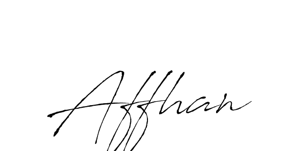 How to make Affhan name signature. Use Antro_Vectra style for creating short signs online. This is the latest handwritten sign. Affhan signature style 6 images and pictures png