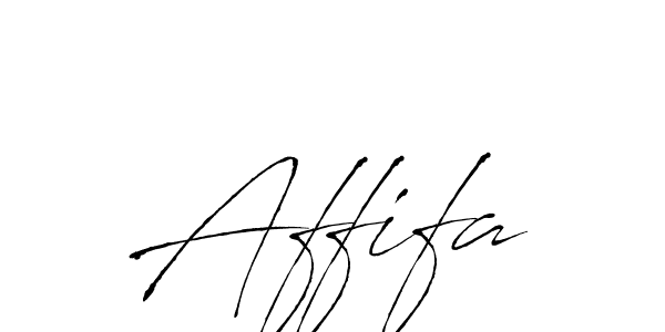 How to make Affifa signature? Antro_Vectra is a professional autograph style. Create handwritten signature for Affifa name. Affifa signature style 6 images and pictures png