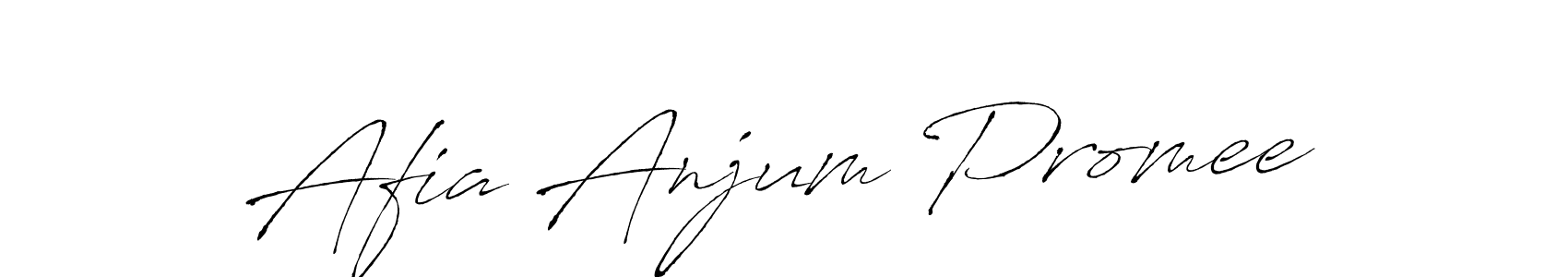 Afia Anjum Promee stylish signature style. Best Handwritten Sign (Antro_Vectra) for my name. Handwritten Signature Collection Ideas for my name Afia Anjum Promee. Afia Anjum Promee signature style 6 images and pictures png