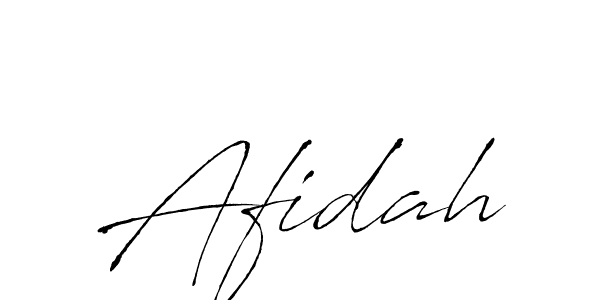 Create a beautiful signature design for name Afidah. With this signature (Antro_Vectra) fonts, you can make a handwritten signature for free. Afidah signature style 6 images and pictures png