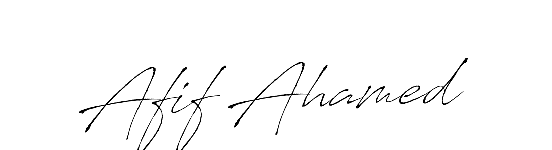 Make a beautiful signature design for name Afif Ahamed. With this signature (Antro_Vectra) style, you can create a handwritten signature for free. Afif Ahamed signature style 6 images and pictures png