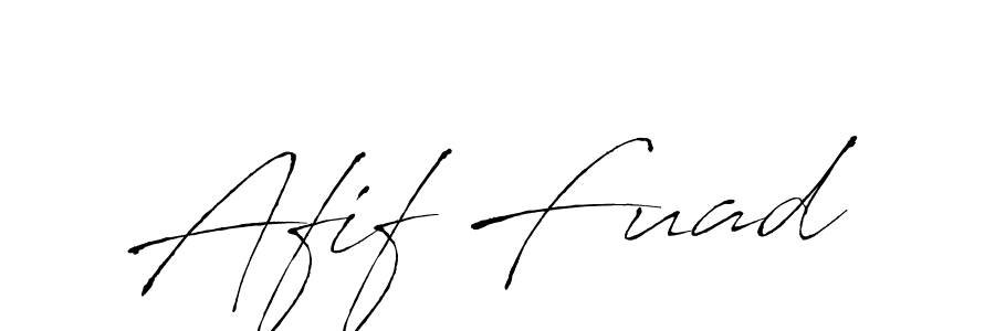 Make a beautiful signature design for name Afif Fuad. With this signature (Antro_Vectra) style, you can create a handwritten signature for free. Afif Fuad signature style 6 images and pictures png