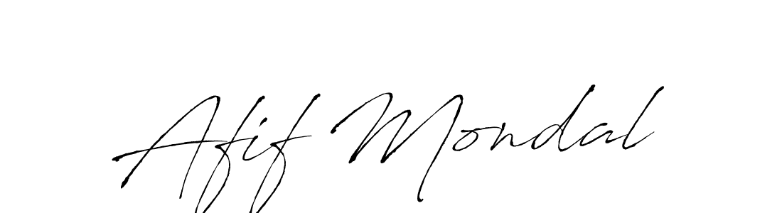 Afif Mondal stylish signature style. Best Handwritten Sign (Antro_Vectra) for my name. Handwritten Signature Collection Ideas for my name Afif Mondal. Afif Mondal signature style 6 images and pictures png