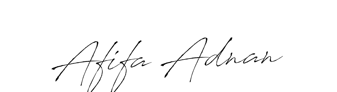 How to make Afifa Adnan name signature. Use Antro_Vectra style for creating short signs online. This is the latest handwritten sign. Afifa Adnan signature style 6 images and pictures png