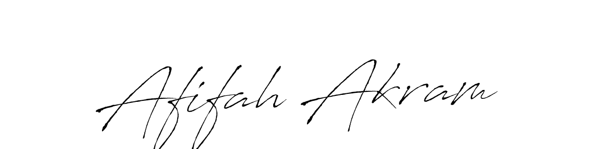 The best way (Antro_Vectra) to make a short signature is to pick only two or three words in your name. The name Afifah Akram include a total of six letters. For converting this name. Afifah Akram signature style 6 images and pictures png