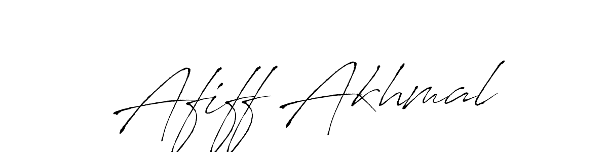The best way (Antro_Vectra) to make a short signature is to pick only two or three words in your name. The name Afiff Akhmal include a total of six letters. For converting this name. Afiff Akhmal signature style 6 images and pictures png