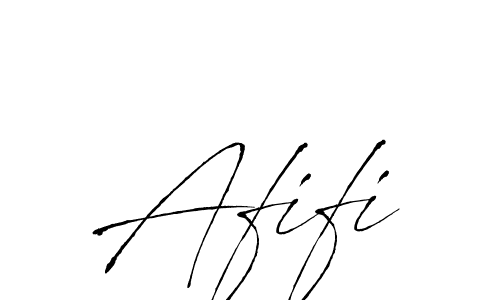 Design your own signature with our free online signature maker. With this signature software, you can create a handwritten (Antro_Vectra) signature for name Afifi. Afifi signature style 6 images and pictures png