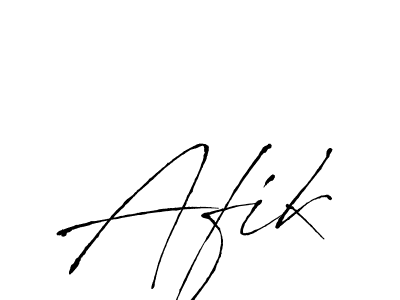 How to make Afik signature? Antro_Vectra is a professional autograph style. Create handwritten signature for Afik name. Afik signature style 6 images and pictures png