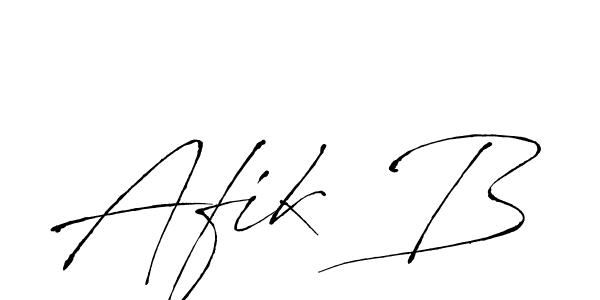 How to Draw Afik B signature style? Antro_Vectra is a latest design signature styles for name Afik B. Afik B signature style 6 images and pictures png