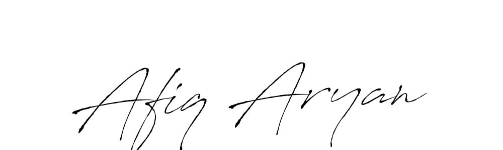 Also we have Afiq Aryan name is the best signature style. Create professional handwritten signature collection using Antro_Vectra autograph style. Afiq Aryan signature style 6 images and pictures png