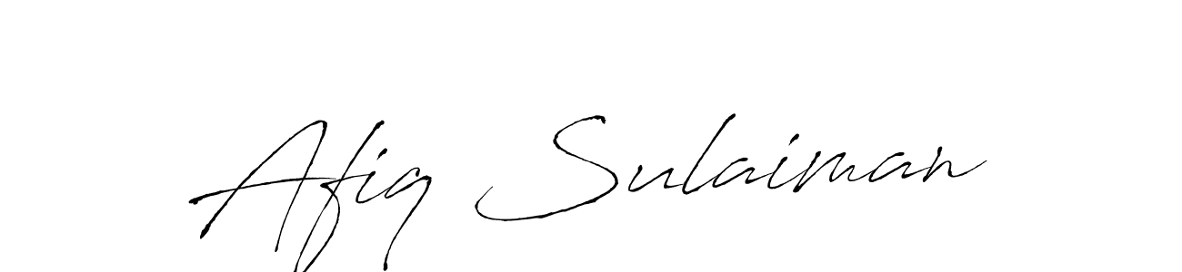 Use a signature maker to create a handwritten signature online. With this signature software, you can design (Antro_Vectra) your own signature for name Afiq Sulaiman. Afiq Sulaiman signature style 6 images and pictures png