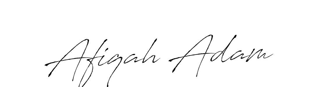 Make a beautiful signature design for name Afiqah Adam. With this signature (Antro_Vectra) style, you can create a handwritten signature for free. Afiqah Adam signature style 6 images and pictures png
