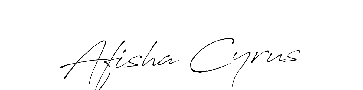 Create a beautiful signature design for name Afisha Cyrus. With this signature (Antro_Vectra) fonts, you can make a handwritten signature for free. Afisha Cyrus signature style 6 images and pictures png