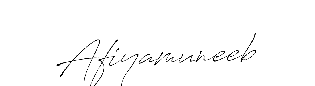 Also we have Afiyamuneeb name is the best signature style. Create professional handwritten signature collection using Antro_Vectra autograph style. Afiyamuneeb signature style 6 images and pictures png