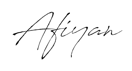 Get an exclusive digital autograph for Afiyan. The Antro_Vectra typeface captures the charm of real penmanship on paper. Afiyan signature style 6 images and pictures png