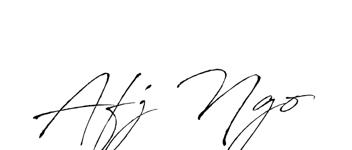 The best way (Antro_Vectra) to make a short signature is to pick only two or three words in your name. The name Afj Ngo include a total of six letters. For converting this name. Afj Ngo signature style 6 images and pictures png