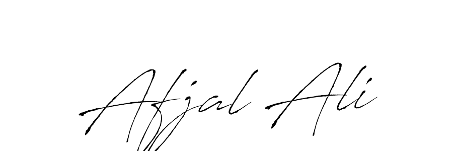 How to make Afjal Ali name signature. Use Antro_Vectra style for creating short signs online. This is the latest handwritten sign. Afjal Ali signature style 6 images and pictures png