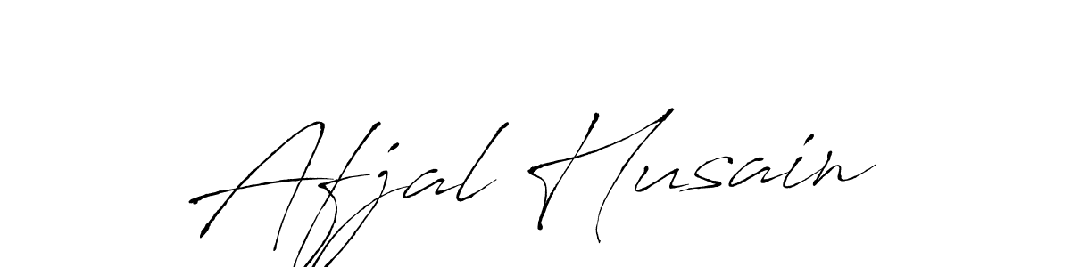 Afjal Husain stylish signature style. Best Handwritten Sign (Antro_Vectra) for my name. Handwritten Signature Collection Ideas for my name Afjal Husain. Afjal Husain signature style 6 images and pictures png