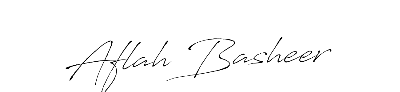 Design your own signature with our free online signature maker. With this signature software, you can create a handwritten (Antro_Vectra) signature for name Aflah Basheer. Aflah Basheer signature style 6 images and pictures png