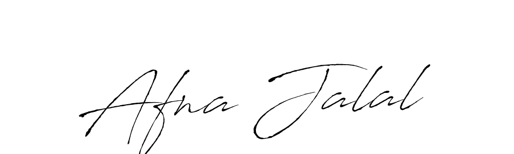 Design your own signature with our free online signature maker. With this signature software, you can create a handwritten (Antro_Vectra) signature for name Afna Jalal. Afna Jalal signature style 6 images and pictures png