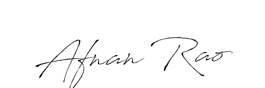 Design your own signature with our free online signature maker. With this signature software, you can create a handwritten (Antro_Vectra) signature for name Afnan Rao. Afnan Rao signature style 6 images and pictures png