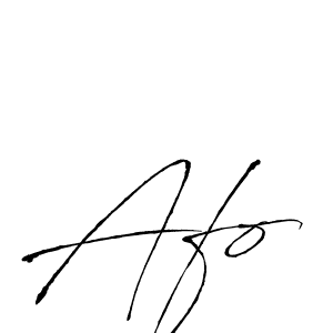 Antro_Vectra is a professional signature style that is perfect for those who want to add a touch of class to their signature. It is also a great choice for those who want to make their signature more unique. Get Afo name to fancy signature for free. Afo signature style 6 images and pictures png