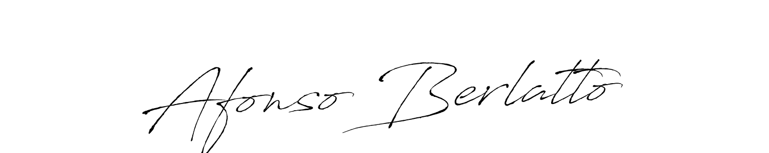 Design your own signature with our free online signature maker. With this signature software, you can create a handwritten (Antro_Vectra) signature for name Afonso Berlatto. Afonso Berlatto signature style 6 images and pictures png