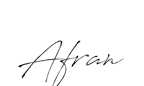 Afran stylish signature style. Best Handwritten Sign (Antro_Vectra) for my name. Handwritten Signature Collection Ideas for my name Afran. Afran signature style 6 images and pictures png