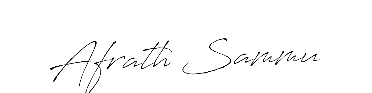 How to make Afrath Sammu name signature. Use Antro_Vectra style for creating short signs online. This is the latest handwritten sign. Afrath Sammu signature style 6 images and pictures png