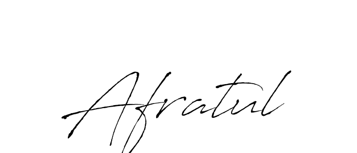 Design your own signature with our free online signature maker. With this signature software, you can create a handwritten (Antro_Vectra) signature for name Afratul. Afratul signature style 6 images and pictures png
