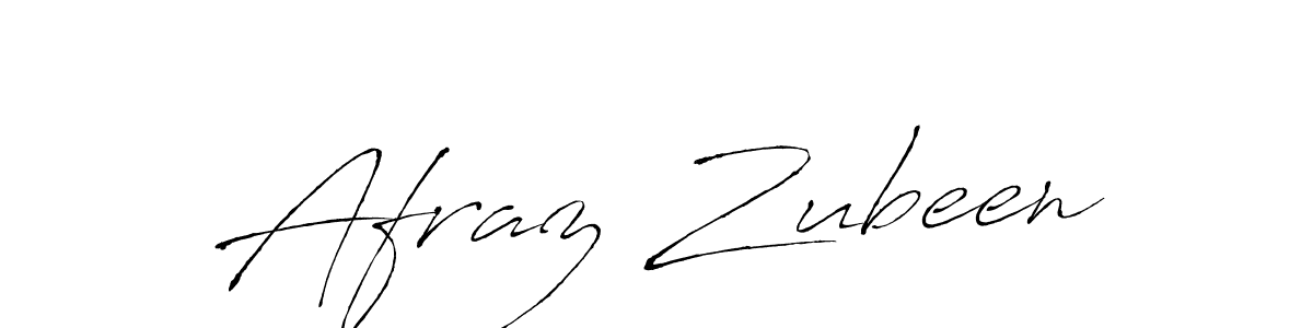 Create a beautiful signature design for name Afraz Zubeen. With this signature (Antro_Vectra) fonts, you can make a handwritten signature for free. Afraz Zubeen signature style 6 images and pictures png