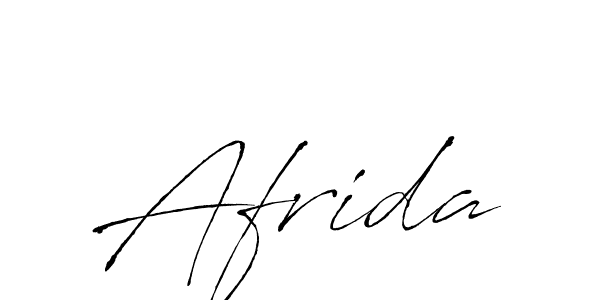 Create a beautiful signature design for name Afrida. With this signature (Antro_Vectra) fonts, you can make a handwritten signature for free. Afrida signature style 6 images and pictures png