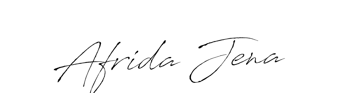 The best way (Antro_Vectra) to make a short signature is to pick only two or three words in your name. The name Afrida Jena include a total of six letters. For converting this name. Afrida Jena signature style 6 images and pictures png