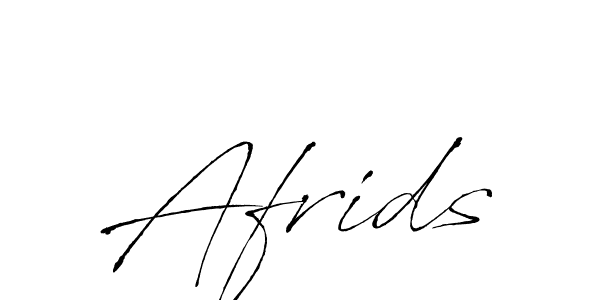 Make a beautiful signature design for name Afrids. With this signature (Antro_Vectra) style, you can create a handwritten signature for free. Afrids signature style 6 images and pictures png