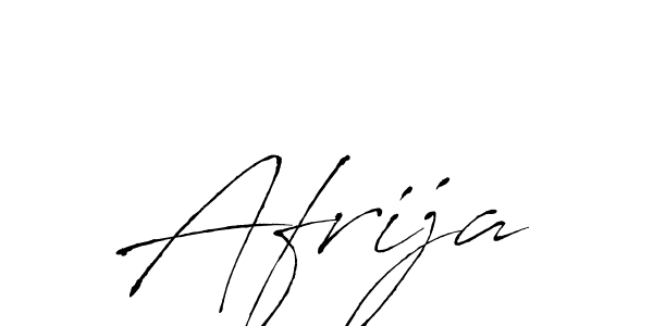 Also we have Afrija name is the best signature style. Create professional handwritten signature collection using Antro_Vectra autograph style. Afrija signature style 6 images and pictures png