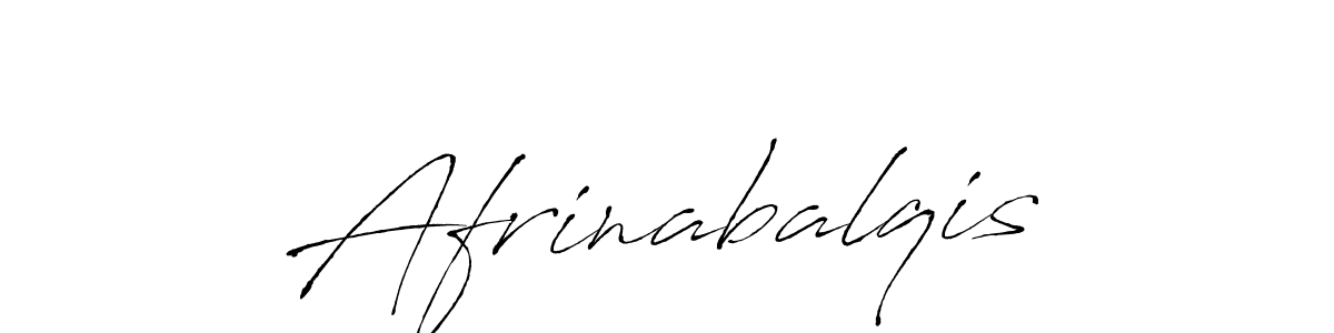 Design your own signature with our free online signature maker. With this signature software, you can create a handwritten (Antro_Vectra) signature for name Afrinabalqis. Afrinabalqis signature style 6 images and pictures png