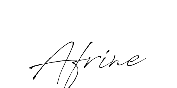 The best way (Antro_Vectra) to make a short signature is to pick only two or three words in your name. The name Afrine include a total of six letters. For converting this name. Afrine signature style 6 images and pictures png