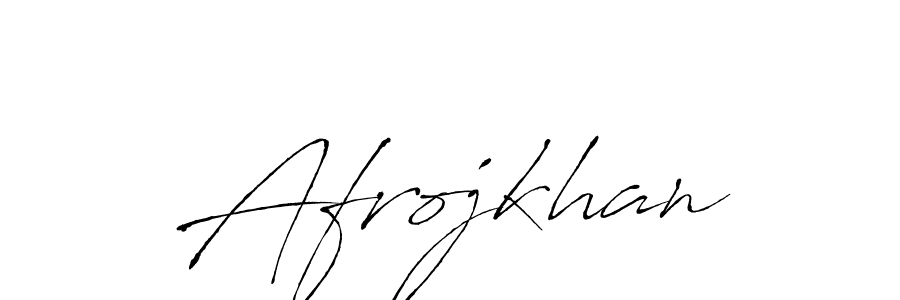Design your own signature with our free online signature maker. With this signature software, you can create a handwritten (Antro_Vectra) signature for name Afrojkhan. Afrojkhan signature style 6 images and pictures png