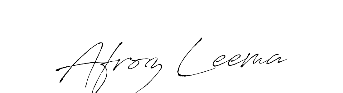 Use a signature maker to create a handwritten signature online. With this signature software, you can design (Antro_Vectra) your own signature for name Afroz Leema. Afroz Leema signature style 6 images and pictures png