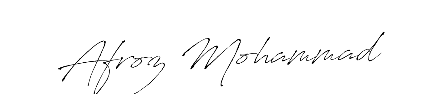 Also You can easily find your signature by using the search form. We will create Afroz Mohammad name handwritten signature images for you free of cost using Antro_Vectra sign style. Afroz Mohammad signature style 6 images and pictures png
