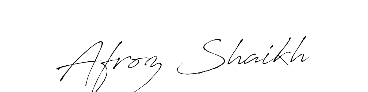 Also we have Afroz Shaikh name is the best signature style. Create professional handwritten signature collection using Antro_Vectra autograph style. Afroz Shaikh signature style 6 images and pictures png