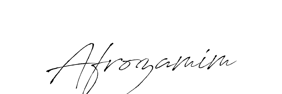 Create a beautiful signature design for name Afrozamim. With this signature (Antro_Vectra) fonts, you can make a handwritten signature for free. Afrozamim signature style 6 images and pictures png