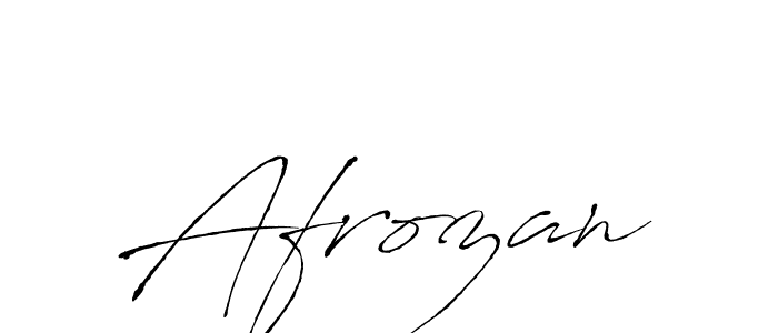 Make a beautiful signature design for name Afrozan. Use this online signature maker to create a handwritten signature for free. Afrozan signature style 6 images and pictures png
