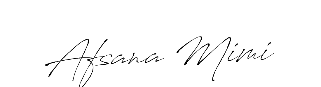 Create a beautiful signature design for name Afsana Mimi. With this signature (Antro_Vectra) fonts, you can make a handwritten signature for free. Afsana Mimi signature style 6 images and pictures png