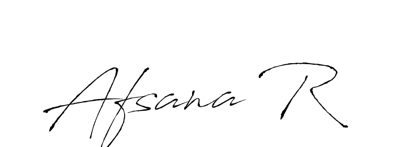 Create a beautiful signature design for name Afsana R. With this signature (Antro_Vectra) fonts, you can make a handwritten signature for free. Afsana R signature style 6 images and pictures png