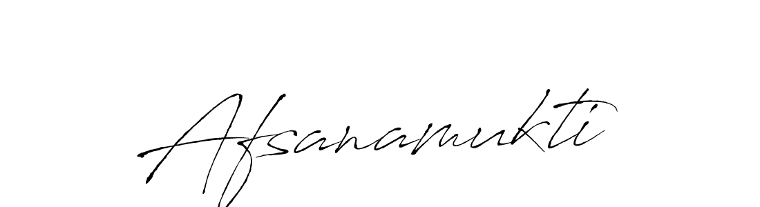 Use a signature maker to create a handwritten signature online. With this signature software, you can design (Antro_Vectra) your own signature for name Afsanamukti. Afsanamukti signature style 6 images and pictures png