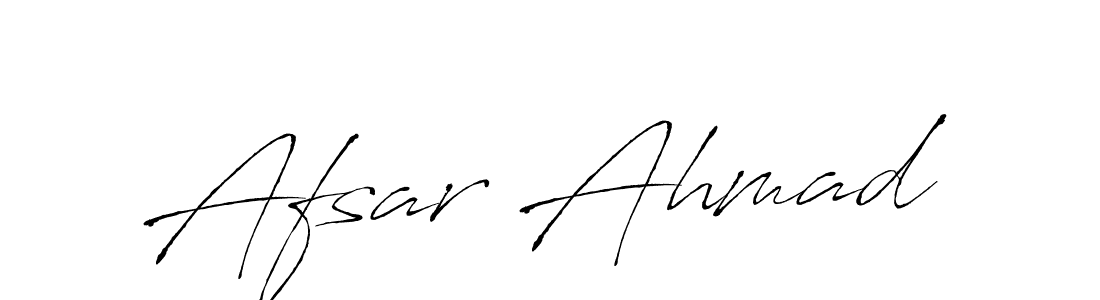 Afsar Ahmad stylish signature style. Best Handwritten Sign (Antro_Vectra) for my name. Handwritten Signature Collection Ideas for my name Afsar Ahmad. Afsar Ahmad signature style 6 images and pictures png